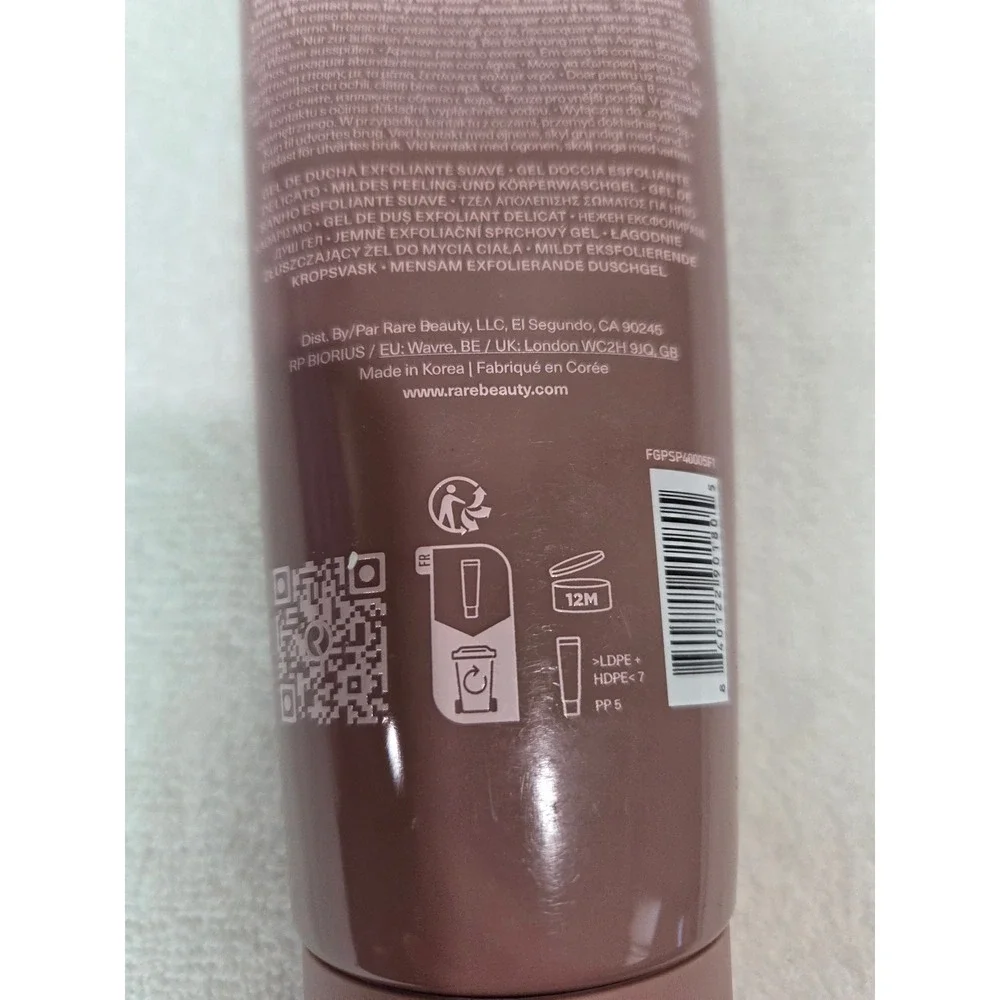 Rare Beauty Find Comfort Gentle Exfoliating Konjac Jelly Body Wash 260 ML. New